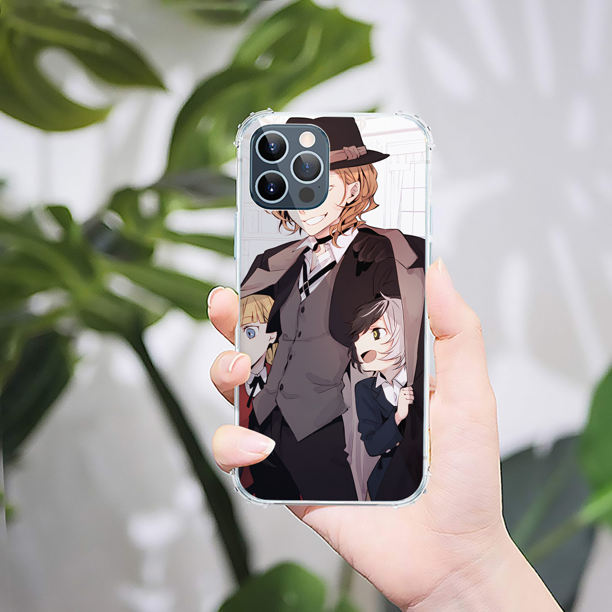 （画像用） 文豪ストレイドッグス Bungo Stray Dogs 【iPhone 12シリーズ対応】透明スマホケース（クリアソフトケース）